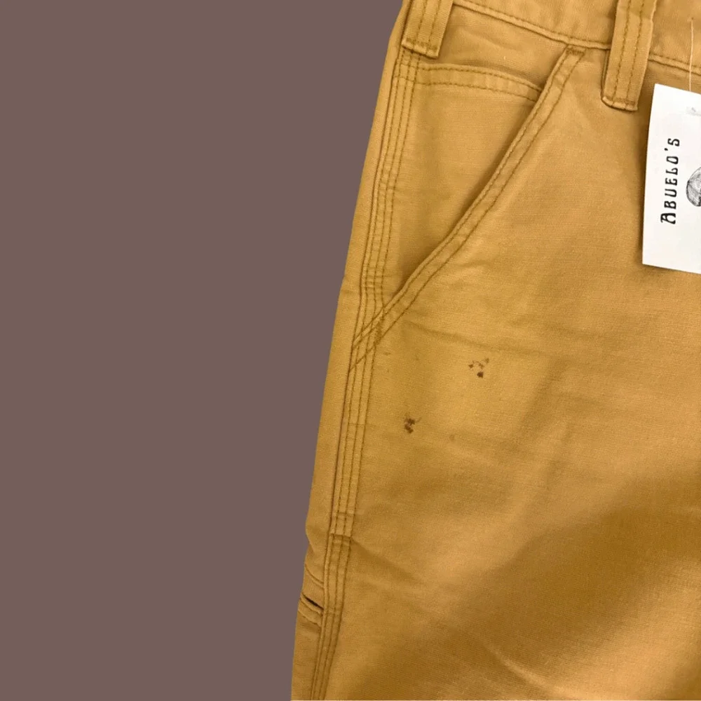 Carhartt Duck Shorts | Brown Canvas | Size 33 | Vintage